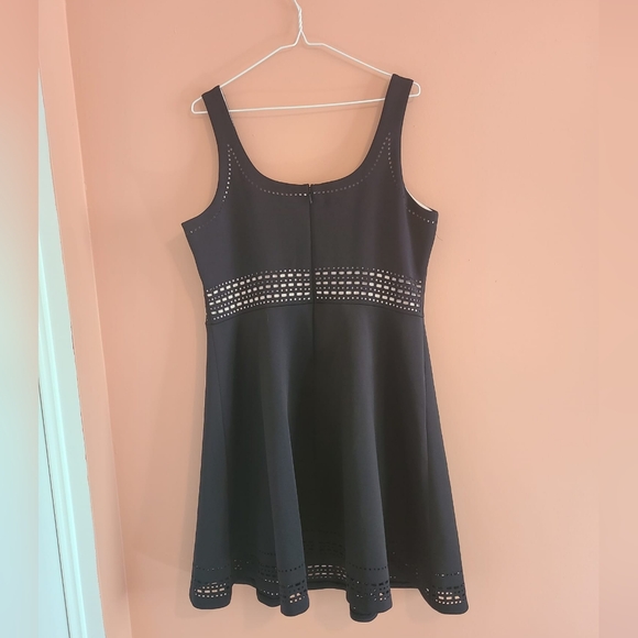 Karl Lagerfeld Black Geometric Cocktail Dress 🍸🌴 - Picture 6 of 10